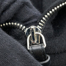 将图像加载到图库查看器中，HERMES Long vest Size 40 Black2H0132DA Cashmere100%
