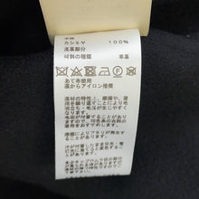 将图像加载到图库查看器中，HERMES Long vest Size 40 Black2H0132DA Cashmere100%
