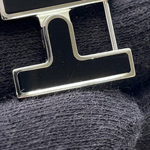 Load image into Gallery viewer, HERMES Single earring "H" Black Metal
