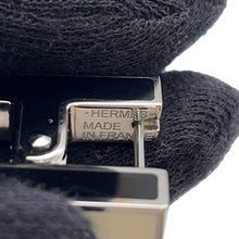 Load image into Gallery viewer, HERMES Single earring "H" Black Metal
