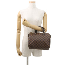 Load image into Gallery viewer, LOUIS VUITTON Speedy Bandouliere RedN40575 Damier Ebene Canvas Size 25
