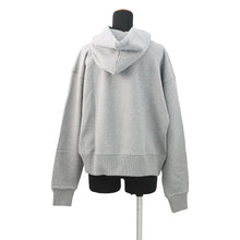 Load image into Gallery viewer, CELINE CELINE logo loose hoodie Size S Gray Melange/NavyRY0KI345F.09SH Cotton100%
