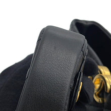 将图像加载到图库查看器中，CHANEL Chain Shoulder Bag with Matelasse Pouch BlackAS3946 Lambskin
