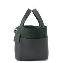 Load image into Gallery viewer, HERMES Picotin Padlock Go Team Vert Fonce Swift Leather Felt Size PM
