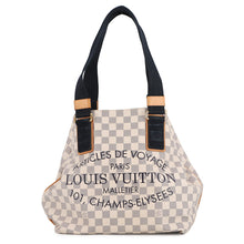 Load image into Gallery viewer, LOUIS VUITTON Plan Soleil Cabas BeigeN41179 Damier Azur Size PM
