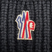 Load image into Gallery viewer, MONCLER Grenoble knit cap Black Wool 100%
