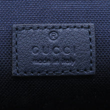 将图像加载到图库查看器中，GUCCI GGDenim Large Backpack Navy849008 GGDenim
