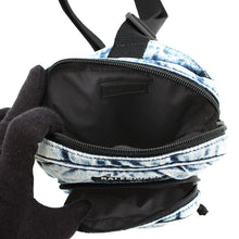 Load image into Gallery viewer, BALENCIAGA Denim Crossbody messenger bag Blue620260 puffy denim
