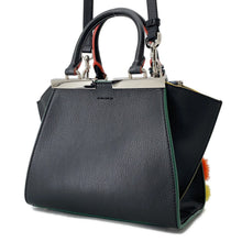 Load image into Gallery viewer, FENDI Petit Trois Jules Black8BH333 Leather
