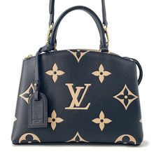 Load image into Gallery viewer, LOUIS VUITTON Petit Palais Noir/BeigeM58913 Bicolor Monogram Empreinte Leather Size PM
