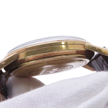 Load image into Gallery viewer, SEIKO King SEIKO 44KS 2nd model, earliest model W36mm Gold Plated Leather Silver Dial442000
