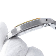 将图像加载到图库查看器中，CARTIER Santos Garbe SM H34.5mm×W23.6mm Stainless Steel K18YG Ivory Dial
