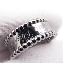 Load image into Gallery viewer, Van Cleef &amp; Arpels Perlée Senior Tulle Ring Size 52/#12VCARN32352/VCARN32300 18K White Gold
