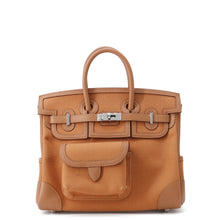 将图像加载到图库查看器中，HERMES Birkin Cargo Gold Towar Goeran Swift Leather Size 25
