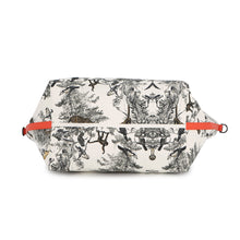 Load image into Gallery viewer, HERMES Cabas Petit H Tote Ivory/Green Canvas
