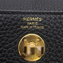 Load image into Gallery viewer, HERMES Lindy Black Taurillon Clemence Size Mini
