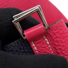 Load image into Gallery viewer, HERMES Picotin Lock Casaque Rose Extreme/Blue Nuit Taurillon Clemence Size MM

