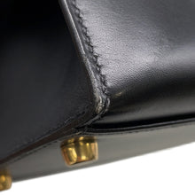 Load image into Gallery viewer, HERMES Kelly Sellier Black Box Calf Leather Size 32
