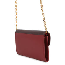 Load image into Gallery viewer, CELINE Chain wallet Bordeaux/Red Leather
