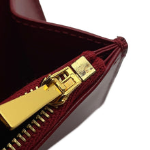 Load image into Gallery viewer, CELINE Chain wallet Bordeaux/Red Leather
