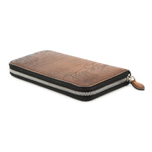 Load image into Gallery viewer, Berluti Calligraphy Zip Around Long Wallet Brown Leather
