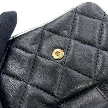 Load image into Gallery viewer, CHANEL Matelasse Chain belt bag Black/Beige/Silver Lambskin Size Mini
