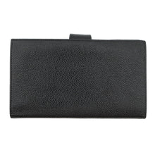Load image into Gallery viewer, CHANEL CC Logo Kiss Lock Long Wallet Black Caviar Leather
