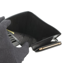 Load image into Gallery viewer, CHANEL CC Logo Kiss Lock Long Wallet Black Caviar Leather
