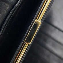 Load image into Gallery viewer, CHANEL CC Logo Kiss Lock Long Wallet Black Caviar Leather
