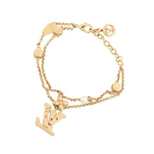 Load image into Gallery viewer, LOUIS VUITTON Bracelet Lady LV DoreM1683A Metal strass
