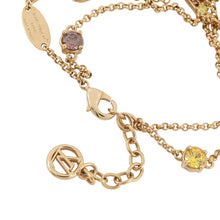 Load image into Gallery viewer, LOUIS VUITTON Bracelet Lady LV DoreM1683A Metal strass
