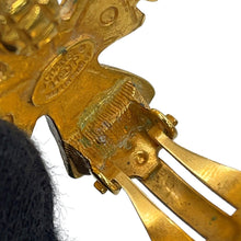 Load image into Gallery viewer, CHANEL CC Logo Cloth Earring Gold Metal
