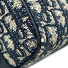 Load image into Gallery viewer, Dior Groove25 Oblique Jacquard Bag Navy/BeigeM1365UTZQ Canvas Leather Size Medium
