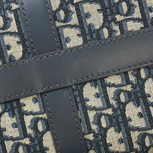 将图像加载到图库查看器中，Dior Groove25 Oblique Jacquard Bag Navy/BeigeM1365UTZQ Canvas Leather Size Medium

