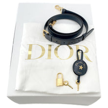 将图像加载到图库查看器中，Dior Groove25 Oblique Jacquard Bag Navy/BeigeM1365UTZQ Canvas Leather Size Medium
