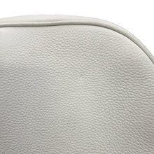 将图像加载到图库查看器中，Dior Saddle bag White Leather Canvas
