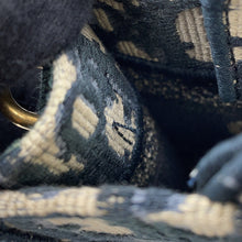 将图像加载到图库查看器中，Dior Book Tote Oblique Embroidery Navy/BeigeS5573CRIW Canvas Size Mini
