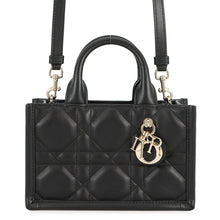 Load image into Gallery viewer, Dior Macrocannage Book Tote BlackS5573OWHP Calf Leather Size Mini
