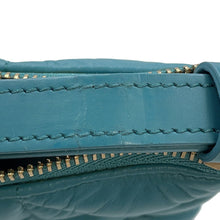 Load image into Gallery viewer, Dior Macrocannage Nomade Pouch BlueS5553OMIG Lamb Leather Size Small
