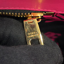 Load image into Gallery viewer, DOLCE&amp;GABBANA DG logo shopping bag Tote Bag PinkBB7337AW576 Calf Leather Size Small

