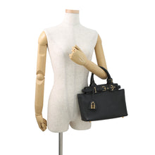 Load image into Gallery viewer, CELINE Teen Conti Handbag Black114543 Leather
