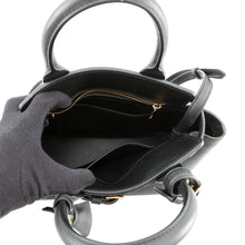 Load image into Gallery viewer, CELINE Teen Conti Handbag Black114543 Leather
