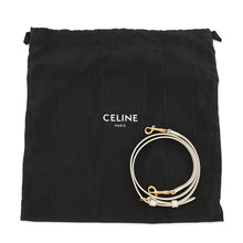 将图像加载到图库查看器中，CELINE Nino Bag White117523GG2 Smooth Satined Calf Leather Size Medium
