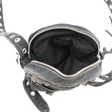 Load image into Gallery viewer, BALENCIAGA Le Cagoule Cross Body Bag Black719065 Denim
