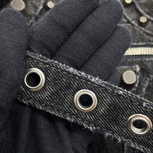 Load image into Gallery viewer, BALENCIAGA Le Cagoule Cross Body Bag Black719065 Denim
