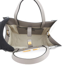 Load image into Gallery viewer, Valentino Garavani V Logo Handbag White/Gray2W0B0K96YJH Canvas Leather
