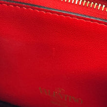 将图像加载到图库查看器中，Valentino Garavani V Logo Walk 2-way Bag BlackUW2B0H23QEL Leather Size Small
