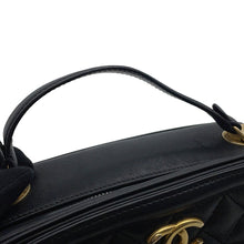 将图像加载到图库查看器中，CHANEL Matelasse 2wayBag Black Lambskin
