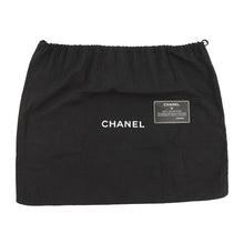 将图像加载到图库查看器中，CHANEL Double Face ChainShoulder Bag Black Cotton
