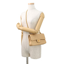 Load image into Gallery viewer, CHANEL Matelasse Chain Shoulder Bag BeigeA01113 Lambskin Size 23
